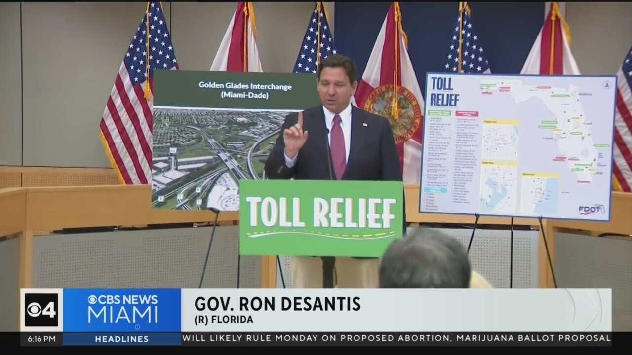Florida Drivers to Receive Toll Relief: Not a Joke!