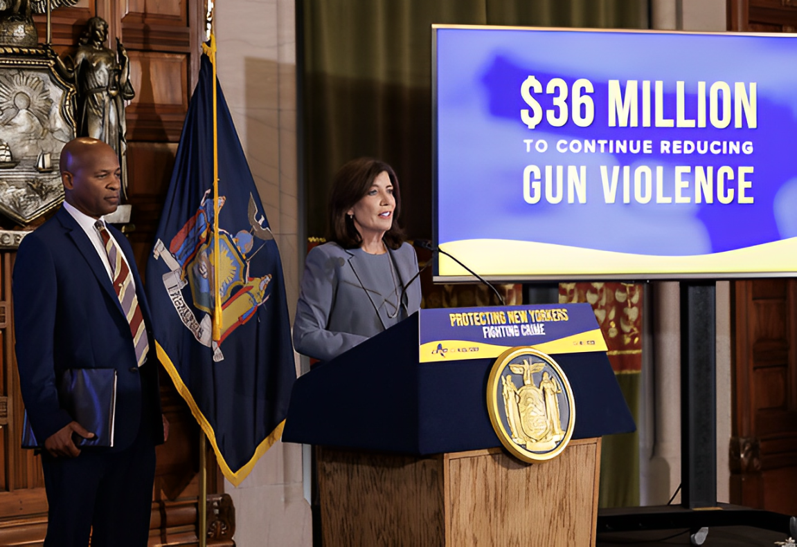 Hochul's Crime Strategy: $36 Million Boost for Local Police Amid 28% Drop in Shootings