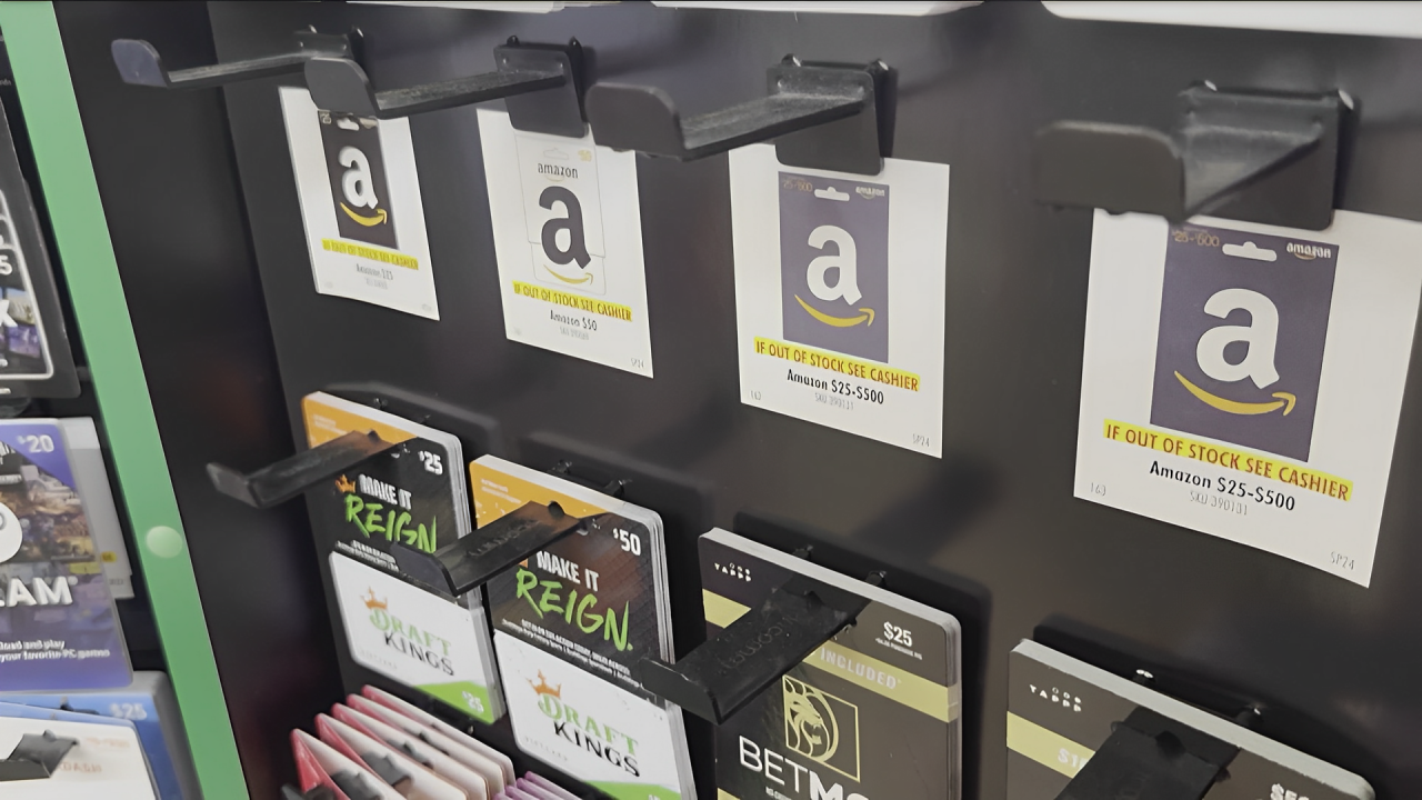 Amazon Stops Selling Gift Cards in Western New York Stores, Possibly the Entire State