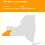 NY weather update: Winter storm watch issued for New York from Friday to Monday