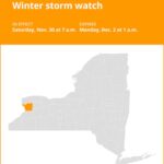 NY weather update: Erie County under a winter storm watch from Saturday to Monday