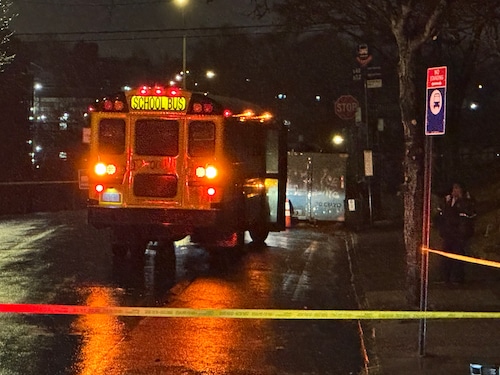 Man, 40, in critical condition after being hit by school bus on Staten Island