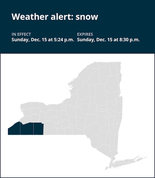 NY weather: Be prepared for freezing rain and snow in New York until Sunday evening