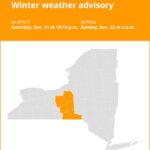 NY weather: New York under a winter weather advisory until early Sunday morning