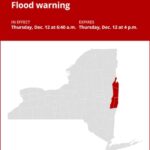 NY weather: Rensselaer and Washington counties under a flood warning until early Thursday evening