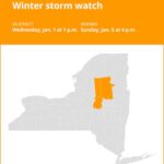 NY weather: Winter storm watch for Herkimer and Hamilton counties from Wednesday to Sunday