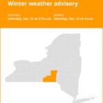 NY weather: Winter weather advisory for New York early Saturday morning