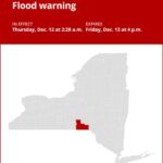 NY weather update: Flood warning issued for Broome County until early Friday evening