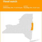 NY weather update: Flood watch for Washington and Rensselaer counties until Thursday morning