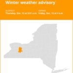 NY weather update: Livingston County under a winter weather advisory until early Friday morning