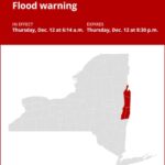 NY weather update: Rensselaer and Washington counties under a flood warning until Thursday evening