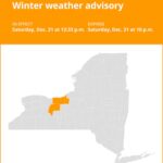 NY weather update: Winter weather advisory issued for New York until Saturday night