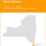 NYC weather update: The current wind advisory will be expiring at 10 p.m.