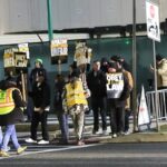 Workers protest in strike at Amazon facility on Staten Island in New York City