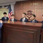 Monsignor Farrell unveils new state-of-the-art mock courtroom | In Class column