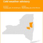 NY weather: New York under a cold weather advisory until Wednesday morning