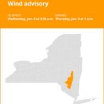 NY weather: New York under a wind advisory until 1 a.m. Thursday