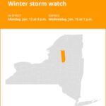 NY weather: Winter storm watch affecting Herkimer County from Monday to Wednesday