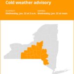 NY weather update: Cold weather advisory affecting New York until Wednesday midday