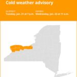 NY weather update: New York under a cold weather advisory until Wednesday midday